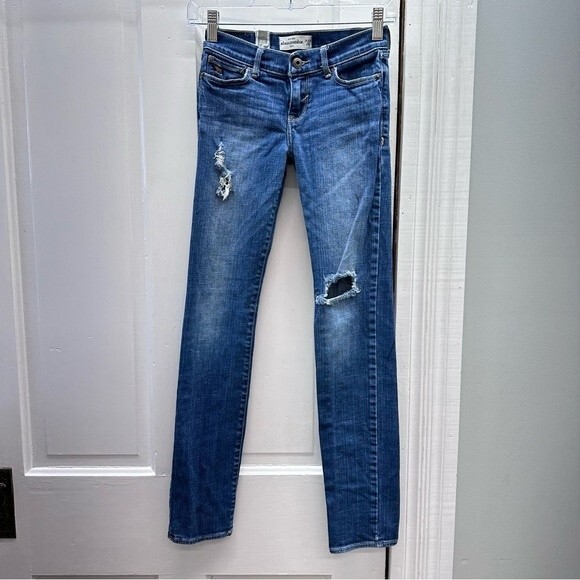 abercrombie kids Other - Abercrombie kids skinny denim jeans distressed 14 slim